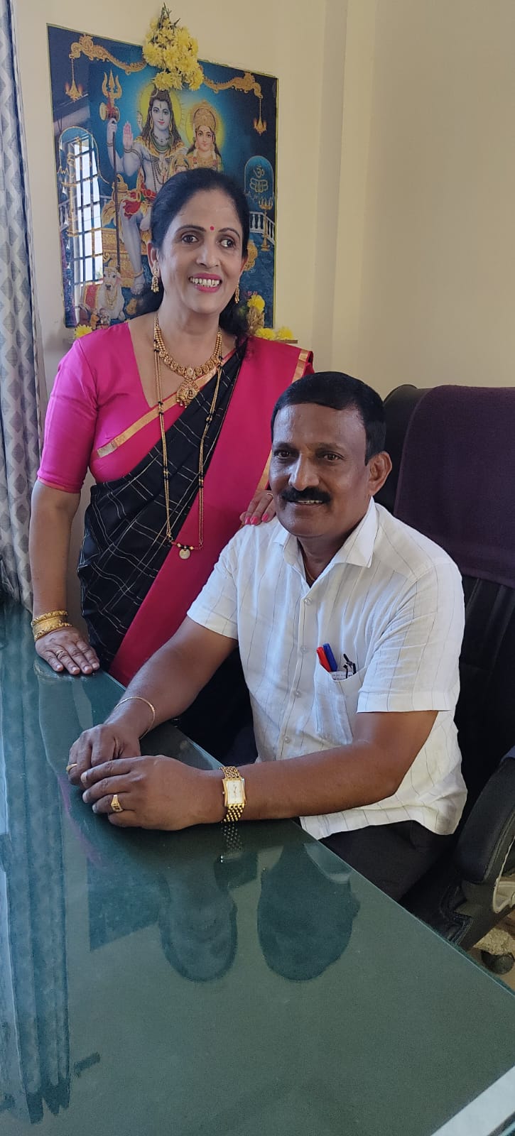 Founder's Shivswamy and H.K Komala